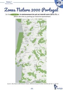 Zones protégées PORTUGAL